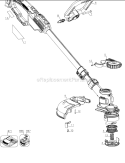 Page A Diagram and Parts List for LST420 Type 1 Black and Decker Trimmer